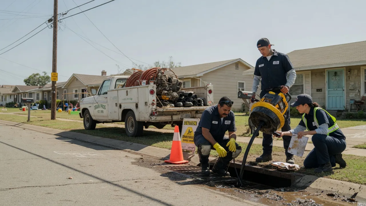 Drain Cleaning in Vauxhall, NJ near me